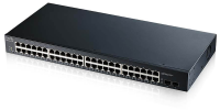 Smart L2 коммутатор Zyxel GS1900-48, rack 19", 48xGE, 2xSFP, кнопка сброса заводских настроек
