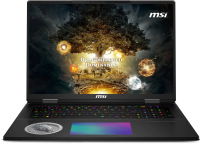 ноутбук MSI Titan 18 HX Dragon Edition Draco A2WJ Ultra9 290HX 18" 16:10 UHD+ (3840x2400)240Hz DDR5 96GB (48GB*2),4TB SSD (2TB+2TB),NV RTX 5090 (24GB GDDR7),99Whr,3,6kg,2y,Win11Home,