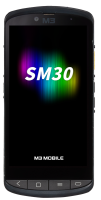 Терминал сбора данных M3 Mobile SM30 Android 14.0 GMS, FHD, WWAN(5G NR), 802.11 a/b/g/n/ac/ax, SE4770, Front and Rear Cameras, BT 5.3, GPS, NFC(HF), 8G/128G, 4But, 5000mAh Bat, Hand Strap, Bullet Proof Film. Req CRD&PWSP