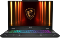 ноутбук MSI Cyborg 17 B13WFKG Core i5-13420H 17.3" FHD (1920*1080),144Hz DDR5 16GB (16GB*1),512GB SSD, NV RTX 5060 (GDDR7 8GB),55Whr,2.5kg,1y,Dos,Black