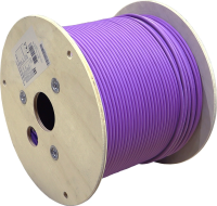 Кабель информационный Lanmaster LAN-6AUTP-HFLT-VI кат.6A UTP 4 пары 23AWG LSZH внутренний 305м фиолетовый