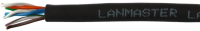 кабель Кабель LANMASTER U/UTP, 4 пары, Кат. 5E, 350 МГц, LSZH, нг(А)-HF, черный, 305 м