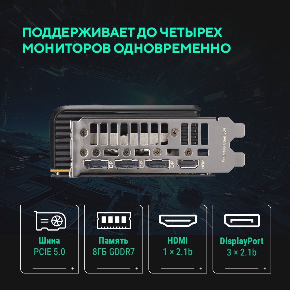 Видеокарта ASUS PRIME-RTX5060-O8G Видеокарта ASUS PRIME-RTX5060-O8G