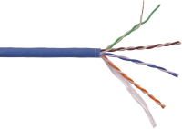 Кабель Кабель LANMASTER U/UTP, 4 пары, Кат. 5E, 350 МГц, LSZH, нг(А)-HF, синий, 305 м