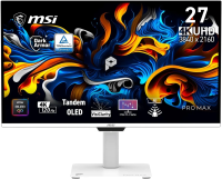 Монитор MSI 26.5" Max MAX 271UPXW12G черный QD OLED LED 16:9 HDMI матовая HAS Piv 250cd 178гр/178гр 3840x2160 120Hz DP 4K USB 8кг