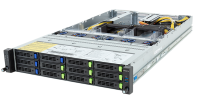Шасси серверное Gigabyte Server Platform R283-ZF0 Rev. 3x / 2U / 2xAMD (9004/9005) / 2xHS / 24xDIMM / 8xLFF NVMe/SAS/SATA + 4xLFF SAS/SATA / 4xGPUs DS / 1xOCP 3.0 / 1xFHHL / 2x2700W / Rails / 1Y