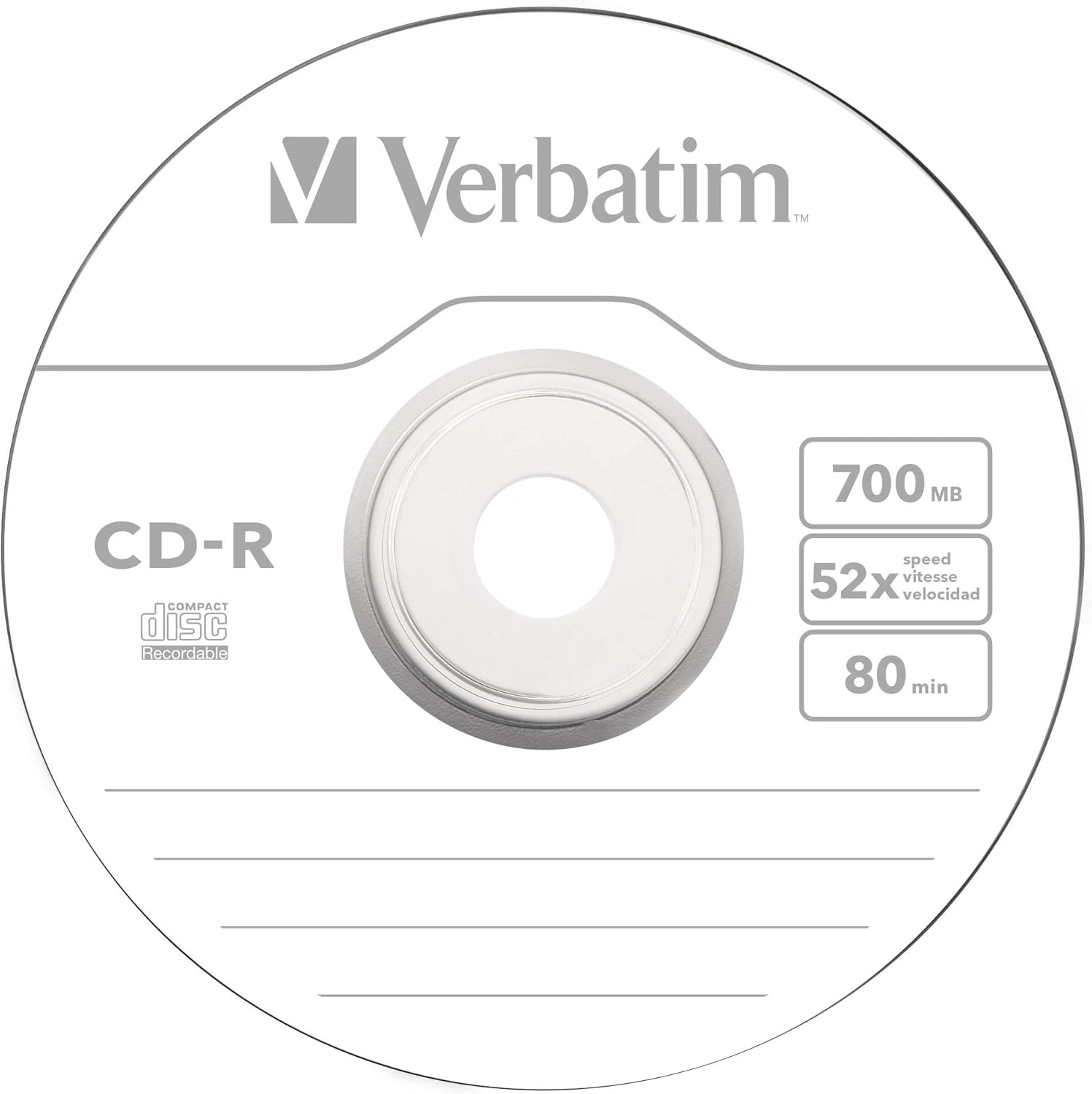 Диск CD-R Verbatim 700Mb 52x bulk (50шт) (43787) Диск CD-R Verbatim 700Mb 52x bulk (50шт) (43787)