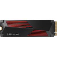 Твердотельный накопитель SSD M.2 2280 4TB Samsung 990 PRO with Heatsink MZ-V9P4T0GW PCIe Gen4x4 with NVMe, 7450/6900, IOPS 1600/1550K, MTBF 1.5M, Samsung V-NAND TLC, 4GB LPDDR4MB, 2400TBW, RTL