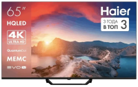 Телевизор HQLED Haier 65" DH1VNBD01RU S2 Pro Frameless черный/черный 4K Ultra HD 60Hz MEMC DVB-T DVB-T2 DVB-C DVB-C2 DVB-S2 USB WiFi Smart TV