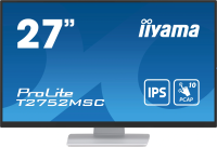Монитор Iiyama 27" ProLite T2752MSC-W1 белый IPS LED 5ms 16:9 HDMI M/M матовая 1000:1 400cd 178гр/178гр 1920x1080 60Hz DP FHD USB Touch 6.7кг