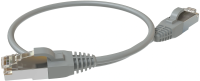 Патч-корд Sysmatrix PC 4545.5ES26.03LSZHGY F/UTP RJ-45 вил.-вилка RJ-45 кат.5E 0.5м серый LSZH