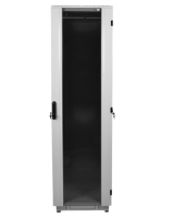 Шкаф ЦМО Шкаф телекоммуникационный напольный 48U (800  800) дверь стекло, чёрный