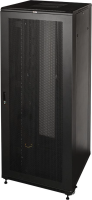 Шкаф серверный Lanmaster (TWT-CBB-42U-8X10-P1) 42U 800x1000мм пер.дв.перфор. задн.дв.перфор.2-хст. 2 бок.пан. 800кг черный