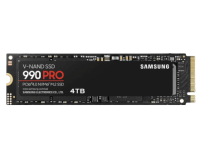 Твердотельный накопитель SSD M.2 (PCI-E NVMe 2.0 Gen 4.0 x4) 4Tb Samsung 990 PRO (R7450/W6900MB/s) 1year (незначительное повреждение коробки)