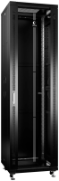 Шкаф серверный Cabeus (SH-05C-42U60/100-BK) напольный 42U 600x1000мм пер.дв.стекл металл 800кг черный 900мм IP20 сталь