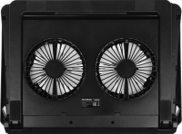 Подставка для ноутбука Digma D-NCP170-2x110RGB 2x черный