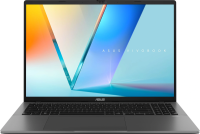 Ноутбук ASUS Vivobook S16 S3607AA-SH108 Intel Core Ultra 7 355 2.3 GHz /DDR5 32GB 1TB M.2 NVMe PCIe 4.0 SSD/Intel Arc Graphics 16" WUXGA (1920 x 1200) OLED 16:10/No OS/Matte Gray/1.70 kg