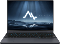 Ноутбук Maibenben X16F-R98957T Ryzen 9 8940HX 32Gb SSD1Tb NVIDIA GeForce RTX5070Ti 12Gb 16" IPS QHD+ (2560x1600) Windows 11 Home grey WiFi BT Cam (X16F-R98957T0JGRHG4E10)