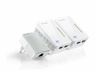 Сетевой адаптер HomePlug AV/WiFi TP-Link TL-WPA4220TKIT Ethernet (ант.внутр.)