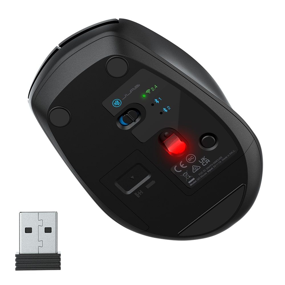 Беспроводная мышь Jlab Go Mouse, АА, Link USB- A Беспроводная мышь Jlab Go Mouse, АА, Link USB- A