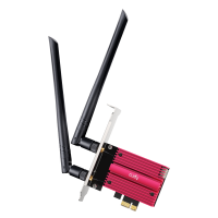 Адаптер беспроводной связи (Wi-Fi) CUDY BE9300 7 PCI Express Adapter 7 Bluetooth 5.4 PCI Express Adapter with Heatsink, Intel BE200 module, Tri-band 2T2R, 5.8Gbps@6Ghz+2.8Gbps@5GHz + 688Mbps@2.4GHz, 802.11be/ax/ac/a/b/g/n, Magnetized antenna base, 2 high
