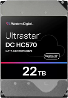 Жесткий диск WD SATA-III 22TB 0F48159 WUH722222ALE604 Server Ultrastar DC HC570 512E (7200rpm) 512Mb 3.5"
