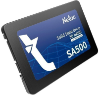 SSD накопитель Netac SSD SA500 2TB 2.5 SATAIII 3D NAND, R/W up to 530/475MB/s, TBW 960TB, 3y wty
