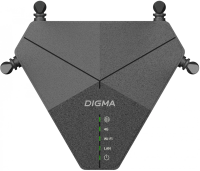Роутер беспроводной Digma DWR-N302LTE N300 10/100BASE-TX/3G/4G cat. 4 черный