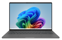 Ноутбук Asus Zenbook 14 UX3407RA-QD038W Snapdragon X Elite X1E-78-100 32Gb SSD1Tb Qualcomm Adreno 14" OLED WUXGA (1920x1200) Windows 11 Home grey WiFi BT Cam Bag (90NB16G2-M00360)