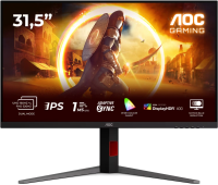 Монитор AOC 31.5" Gaming U32G4U черный/красный IPS LED 16:9 HDMI матовая HAS Piv 400cd 178гр/178гр 3840x2160 160Hz DP 4K USB 7.79кг