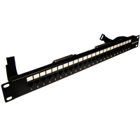 Патч-панель Патч-панель TELCO, 19", 1U, 24 порта RJ-45, контакты 12, 36