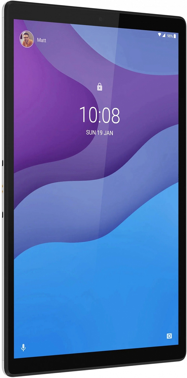 Планшет Lenovo Tab M10 Plus TB-X606F Helio P22T (2.3) 8C RAM4Gb ROM64Gb 10.3" IPS 1920x1200 Android 9.0 серый 8Mpix 5Mpix BT WiFi Touch microSD 256Gb 5000mAh
