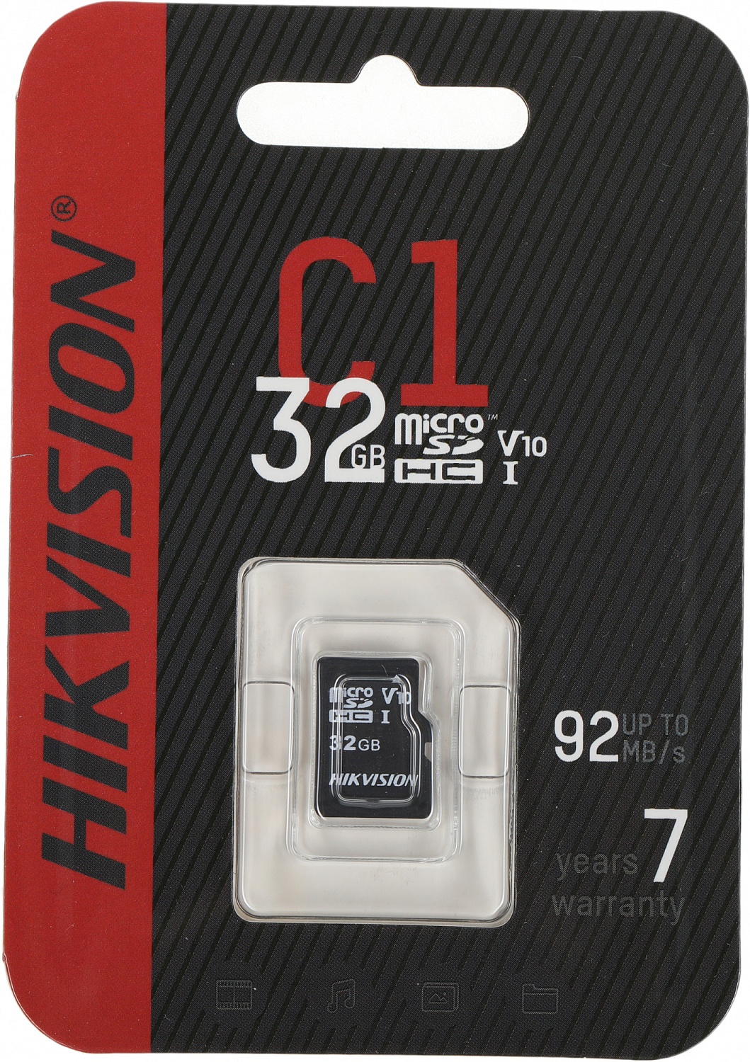 Флеш карта microSDHC Hikvision 32GB HS-TF-C1(STD)/32G/ZAZ01X00/OD w/o adapter