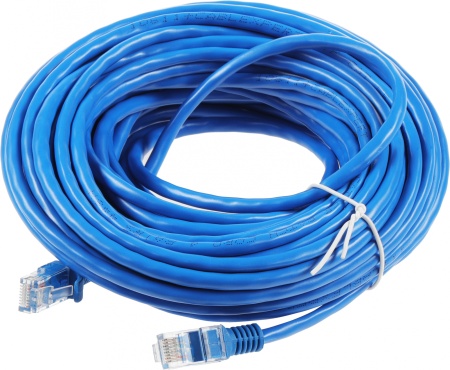 Патч-корд Premier PP12-15M/B 1000Гбит/с UTP 4 пары cat5E CCA molded 15м синий RJ-45 (m)-RJ-45 (m)