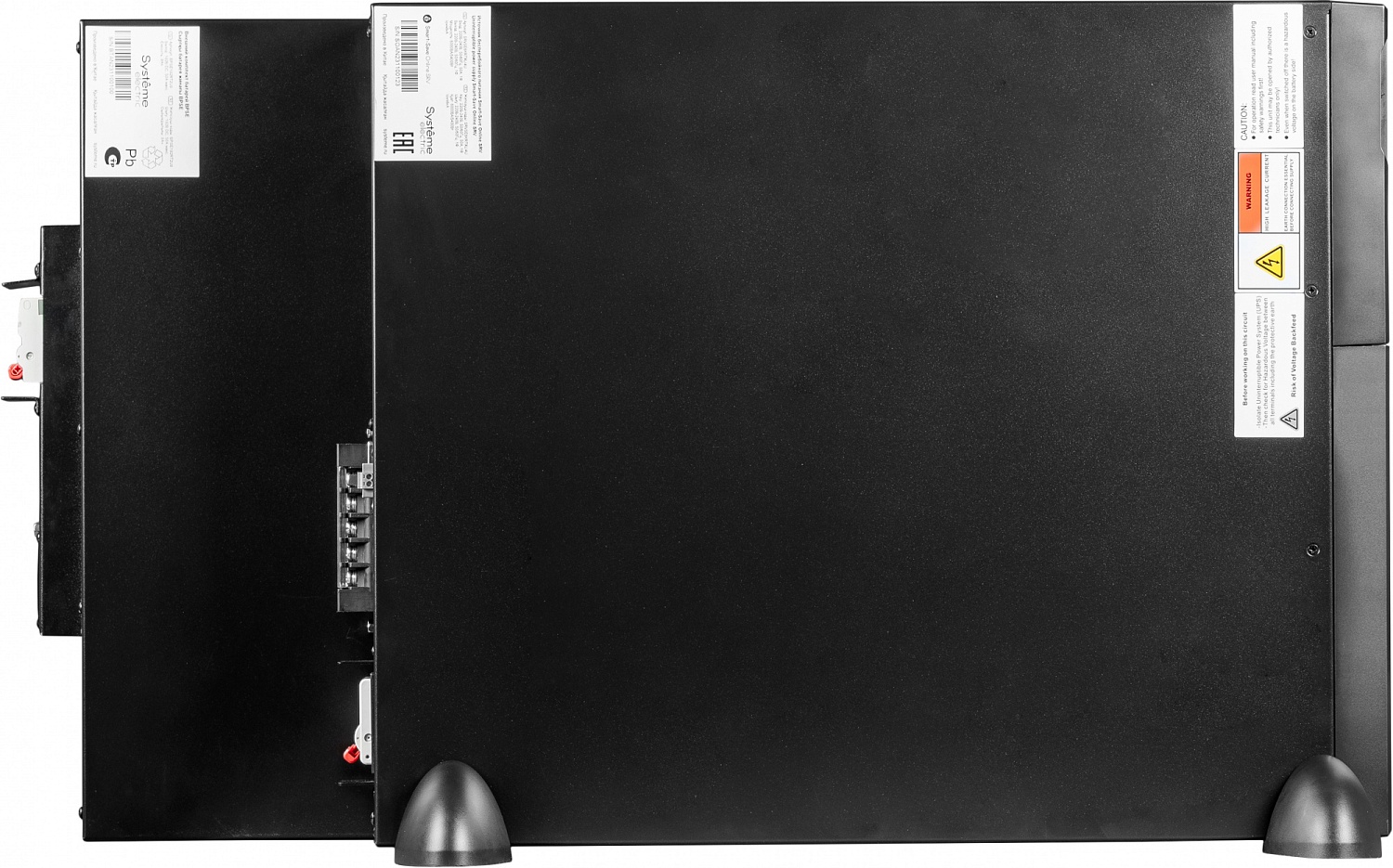 Источник бесперебойного питания Systeme Electric Smart-Save Online SRV, 6000VA/5400W, On-Line, Extended-run, Rack 4U(Tower convertible), LCD, Out: Hardwire, SNMP Intelligent Slot, USB, RS-232
