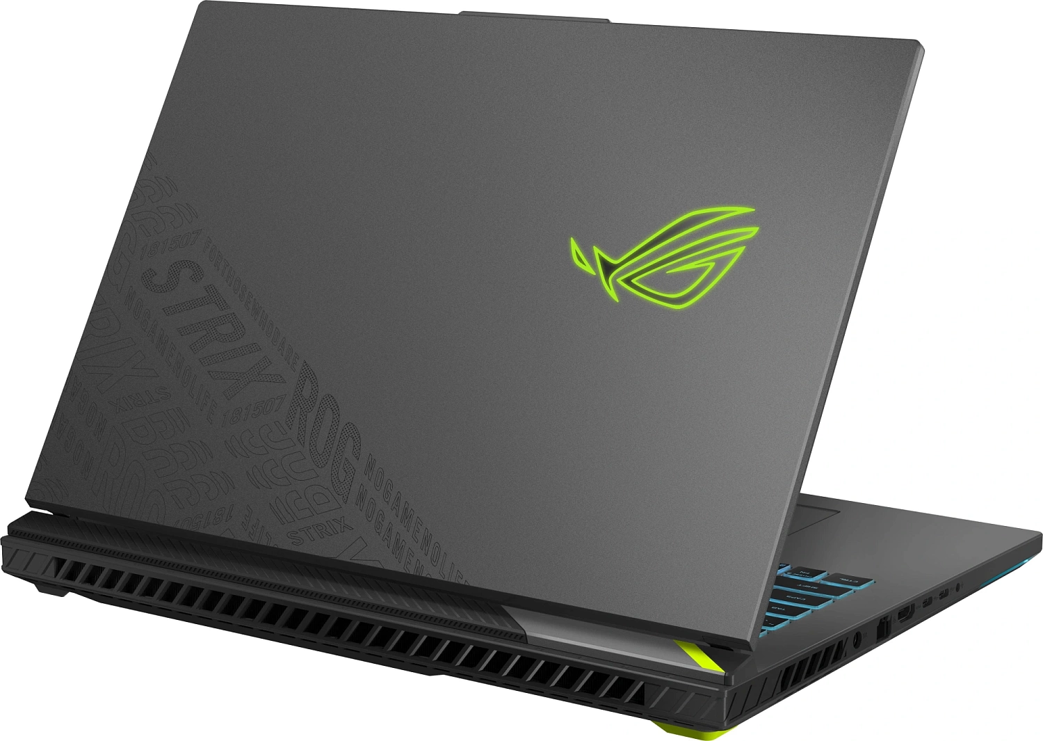 Ноутбук Asus ROG Strix G18 G814PM-S8117 Ryzen 9 8940HX 16Gb SSD512Gb NVIDIA GeForce RTX 5060 8Gb 18" IPS WUXGA (1920x1200) без ОС green WiFi BT Cam (90NR0L29-M005X0)