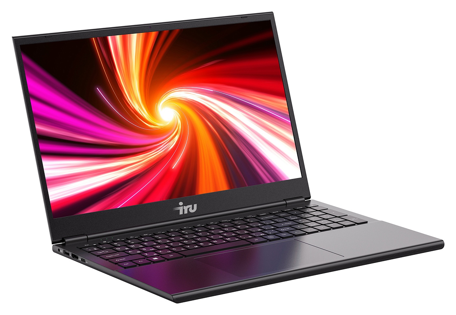 Ноутбук IRU Калибр 17TLI Core i5 1135G7 16Gb SSD512Gb Intel Iris Xe 17.3" IPS FHD (1920x1080) Free DOS grey WiFi BT Cam 4800mAh (1872396)