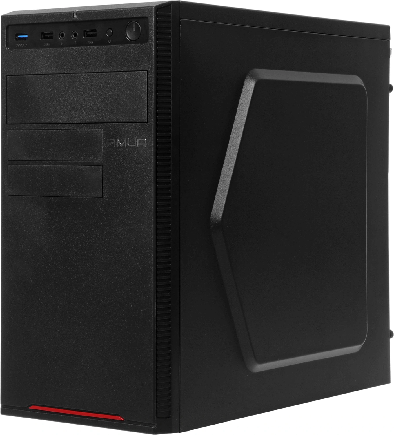 ПК Amur Нарвал B7I21 MT i3 12100 (3.3) 16Gb SSD512Gb UHDG 730 FreeDOS 2.5xGbitEth 400W мышь клавиатура черный (RUS) (2147008)