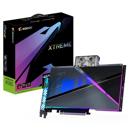 RTX4080 AORUS XTREME WATERFORCE WB 16GB GDDR6X 256bit HDMI 3xDP RTL {5} (311858)