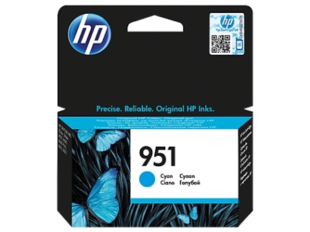 Картридж струйный HP 951 CN050AE голубой (700стр.) для HP OJ Pro 8610/8620