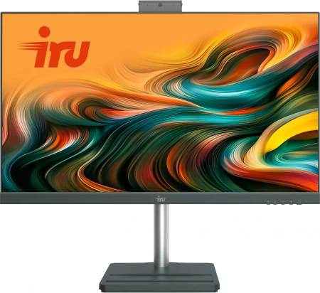Моноблок IRU Tactio 24ID 24.5" Full HD i5 12450H (2) 16Gb SSD512Gb UHDG CR Windows 11 Pro 64 GbitEth WiFi BT 90W Cam черный 1920x1080