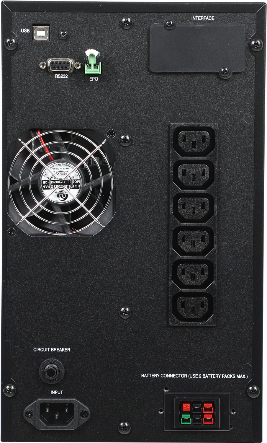 Источник бесперебойного питания Powercom Macan MAC-1500 1500Вт 1500ВА черный