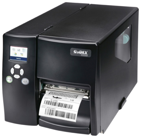 Принтер этикеток Godex TT EZ-2250i, 203 DPI, 7 ips,  color LCD, RS232/USB/TCPIP+USB HOST, 1" core, P/N 011-22iF32-000/011-22iF02-001/011-22iF02-000