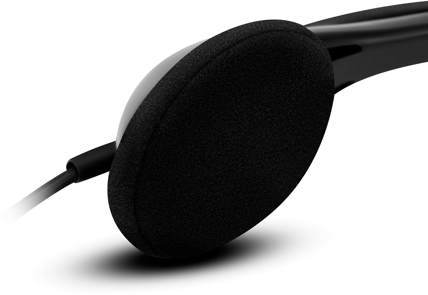 Наушники с микрофоном Оклик HS-M300 черный/серый 1.8м накладные оголовье (1876323)