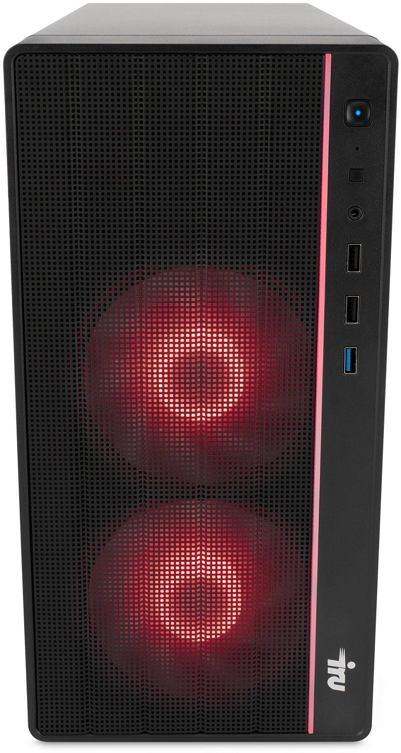 ПК IRU Tactio 310H6SEA MT i5 14400F (2.5) 32Gb SSD512Gb RTX5050 8Gb без ОС GbitEth 500W черный (RUS) (2164591)