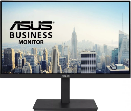 Монитор ASUS 27" VA27ECPSN Docking Monitor, IPS LED, 1920x1080, 5ms, 300cd/m2, 178°/178°, 100M:1, RJ45, HDMI, DP, USB-Hub, USB-C, MM, 75Hz, Tilt, Swivel, Pivot, HAS, VESA, Black, 90LM055J-B01170 3 years