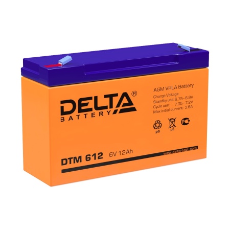 Аккумуляторная батарея DELTA BATTERY DTM 612