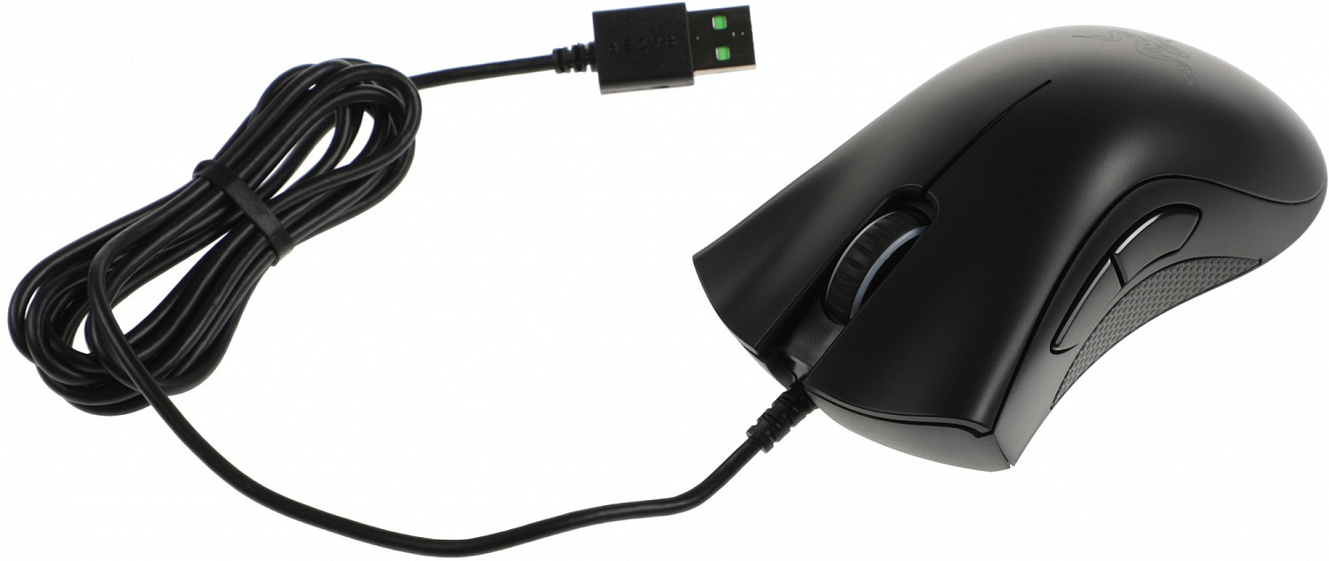 Мышь Razer DeathAdder Essential черный оптическая (6400dpi) USB (5but) Мышь Razer DeathAdder Essential черный оптическая (6400dpi) USB (5but)