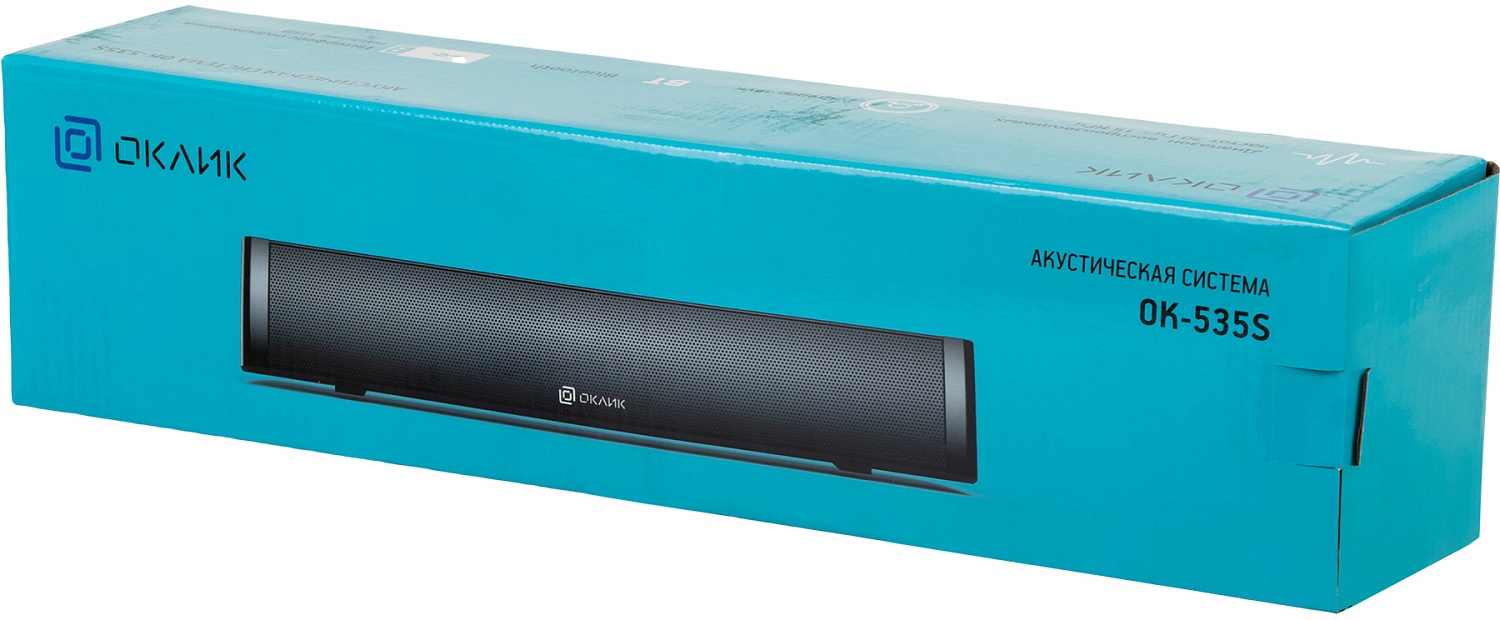 Саундбар Оклик OK-535S 2.0 6Вт черный