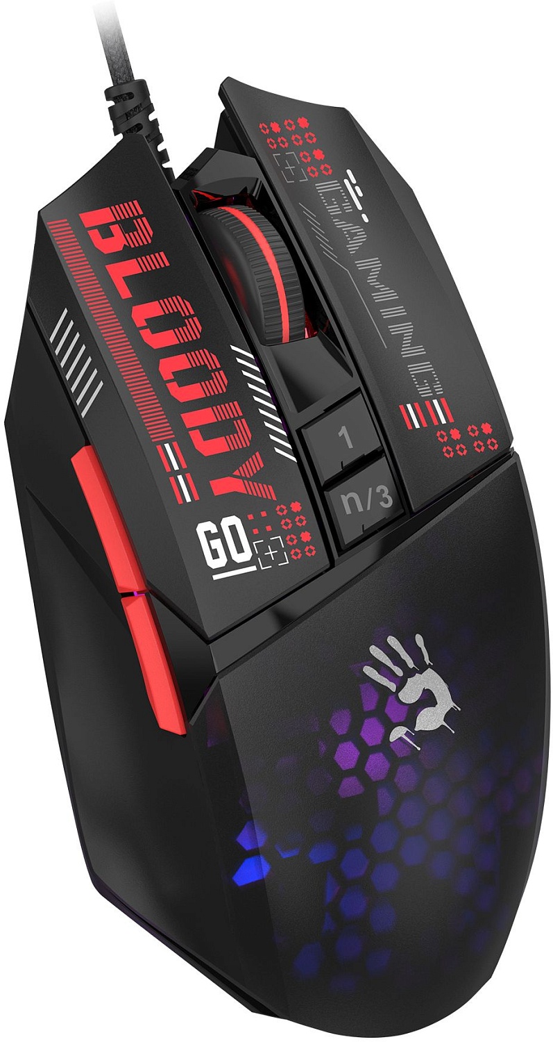 Мышь A4Tech Bloody W60 Max Mini черный оптическая (12000dpi) USB (9but) Мышь A4Tech Bloody W60 Max Mini черный оптическая (12000dpi) USB (9but)